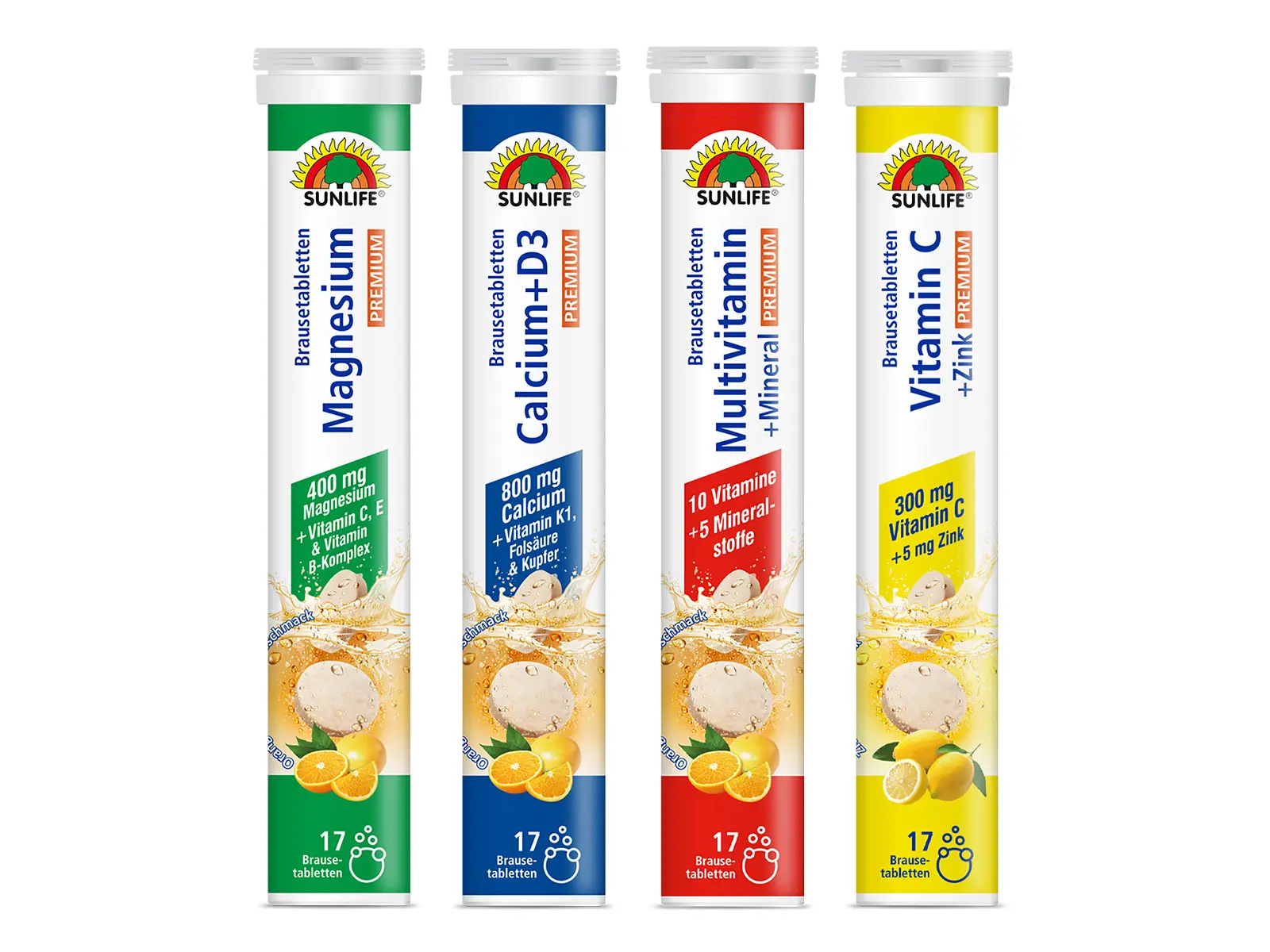 SL Brausetabletten Mix Tray (24 Röhrchen im MIX)