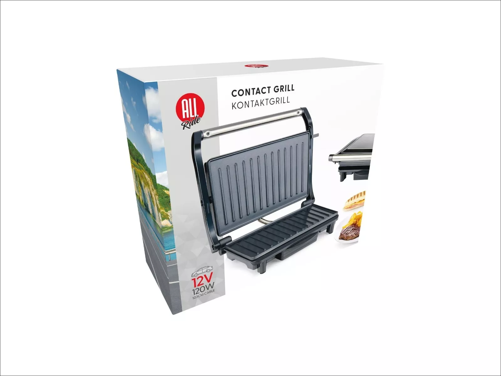 Kontaktgrill 12V 120W