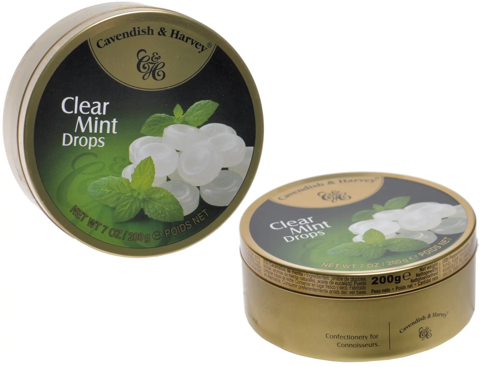C & H Clear Mint Drops 200g         VE9